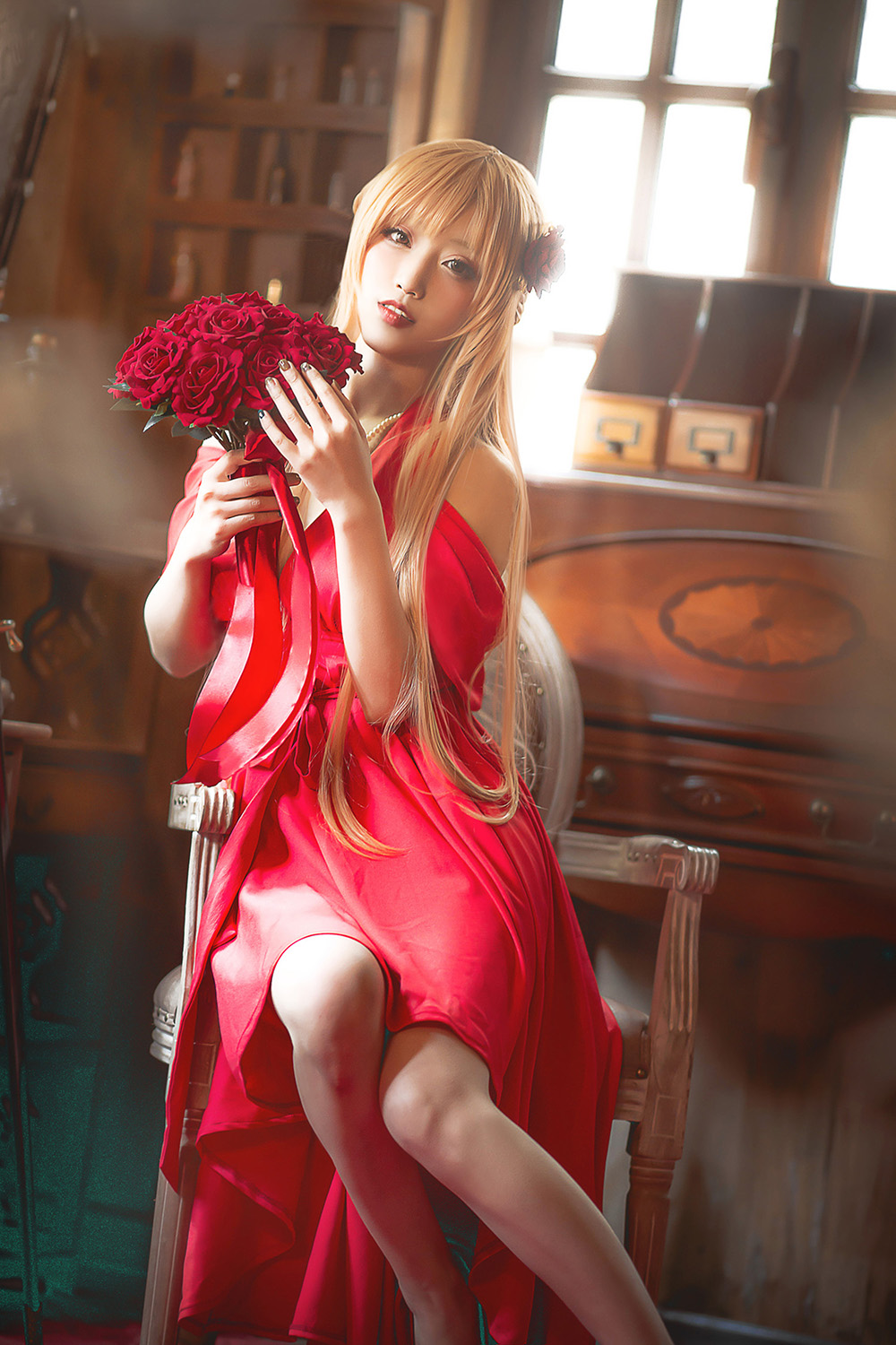 切切celia  亚丝娜礼服 [28P-534MB]