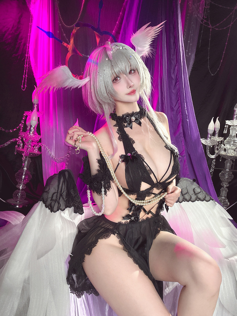 rioko凉凉子  碧蓝航线 珍珠号 魔堡中的堕天使 [20P-284MB]