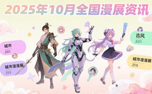 2025年10月全国各地漫展资讯